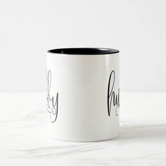 Ton-Tasse des Hubby-zwei Zweifarbige Tasse (Mittel)