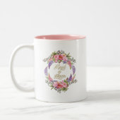 Ton-Tasse des Trauzeugin-goldene Zweifarbige Tasse (Links)