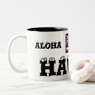 Ton-Tasse HawaiiAloha Paradies-zwei durch Janz Zweifarbige Tasse