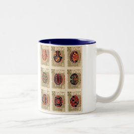 Ton-Tasse Pysanka Ukrainer-Ostern Egg2 zwei Zweifarbige Tasse