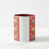 Ton-Tasse Pysanka Ukrainer-Ostern Egg3 zwei Tasse (Zentrum)