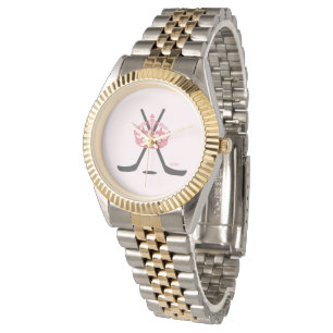 Ton-Uhr der Hockey-Prinzessin ~ Hockey-Mama-zwei Armbanduhr