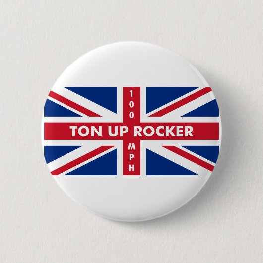 Ton Up Rocker Button (Vorderseite)
