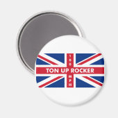Ton Up Rocker Magnet (Vorderseite/Rückseite)