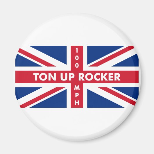 Ton Up Rocker Magnet (Vorne)