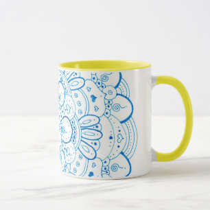Ton zwei der Mandala-Tassen-1 Tasse