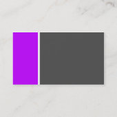 Ton zwei (lila und grau) - besonders angefertigt visitenkarte (Rückseite)
