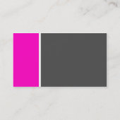 Ton zwei (Rosa und Grau) Visitenkarte (Rückseite)