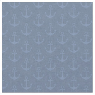Tonal Anchors auf Grau Blau Stoff