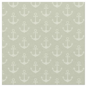 Tonal Anchors auf Pastellgraugrün Stoff