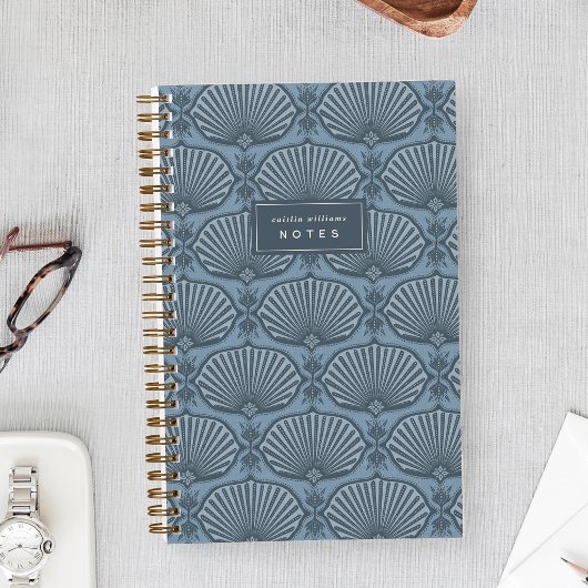 Tonal Blue | Personalisierte Deco Fans Notizblock