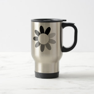 Tonal-Blume-Design des Weltraumzeitalters Reisebecher