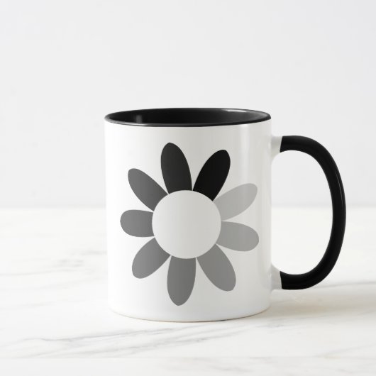 Tonal-Blume-Design Tasse (Rechts)