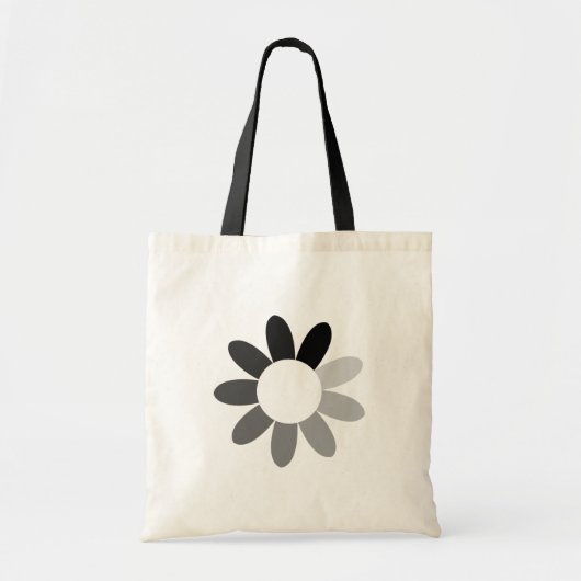 Tonal-Blume-Design Tragetasche (Vorne)