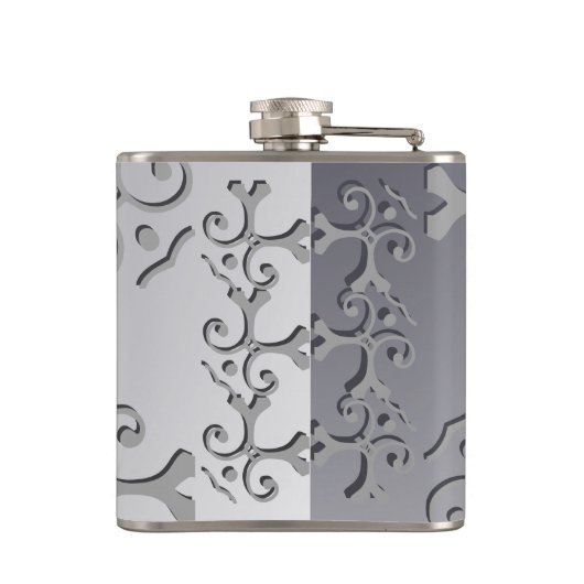 Tonal Elegance Silver BRIDESMAID Flask Flachmann (Rückseite)