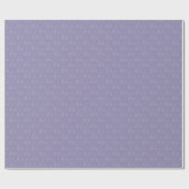 Tonal Golfkarren & Schläger auf Hellgrau Indigo Geschenkpapier (Flach)