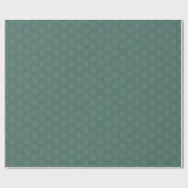 Tonal-Schiffsrad auf dunkelgrauem Türkis Geschenkpapier (Flach)