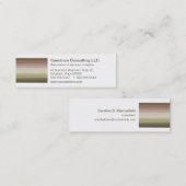 Tonal Spektrum-Visitenkarte Mini Visitenkarte (Vorne/Hinten)