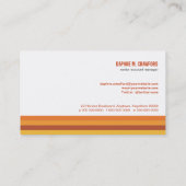 Tonal Streifen-Visitenkarte Visitenkarte (Rückseite)