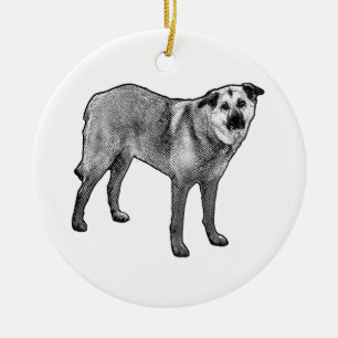 tonaler Punkt-Grace, tibetischer Mix Keramik Ornament