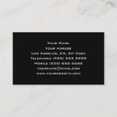 "Tonanlage-" Visitenkarte (Rückseite)