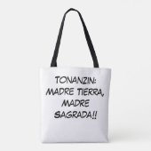 Tonantzin - Madre Tierra, Madre Sagrada Tasche (Rückseite)
