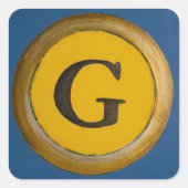 Tonart G Quadratischer Aufkleber (Vorderseite)