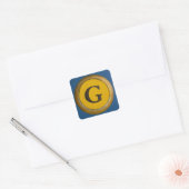 Tonart G Quadratischer Aufkleber (Umschlag)