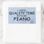 Tonaufkleber Rechteckiger Aufkleber (Tasche)