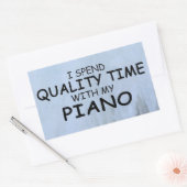 Tonaufkleber Rechteckiger Aufkleber (Umschlag)