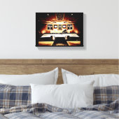 Tonaufnahme-Studio Leinwanddruck (Insitu (Schlafzimmer))