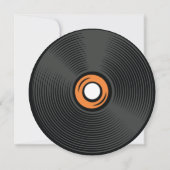 Tonaufzeichnung | Fun Music Party Einladung (Rückseite)