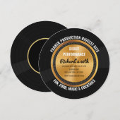 Tonaufzeichnung | Fun Music Party Einladung (Vorne/Hinten)