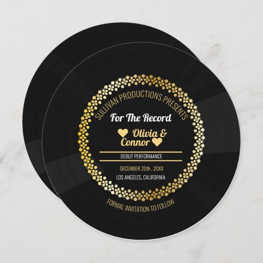 Tonaufzeichnung | Fun Wedding Save The Date (Vorne/Hinten)