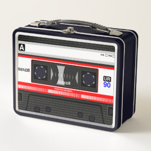 Tonbandkassette Metall Brotdose
