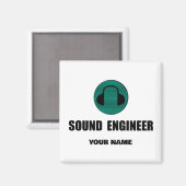 Tondesigner für individuelle Audiotechnik Magnet (Vorderseite/Rückseite)