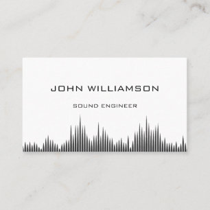 Tondesigner für individuelle Audiotechnik Visitenkarte