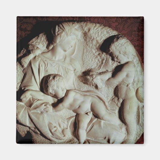 Tondo Taddei kreisförmiger Stein Magnet (Vorne)