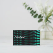 Tone Corner - Aqua Visitenkarte (Stehend Vorderseite)