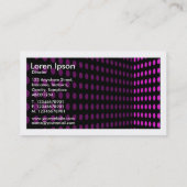 Tone Corner II - Magenta Visitenkarte (Rückseite)