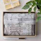 Töne des Musik-Seidenpapiers Seidenpapier (Geschenk)