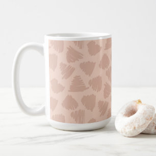 Tone-on-Tone-Herbstblender Holzstruktur Kaffeetasse