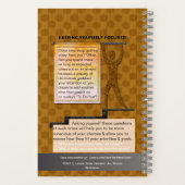 Tone-on-Tone-Polka-Punkte - Personalisiert - Ocker Notizblock (Rückseite)