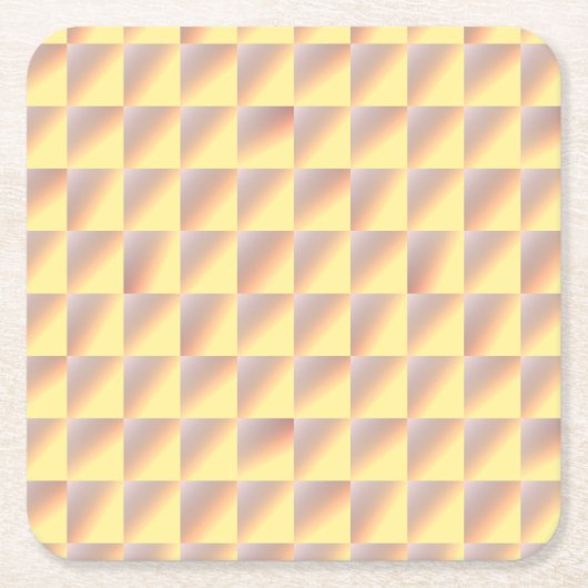 Tone-on-tone Squares. Rechteckiger Pappuntersetzer (Vorderseite)