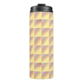 Tone-on-tone squares. thermosbecher