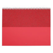 Tone Tomato Red Custom Wall Calendar Kalender (Titelbild)