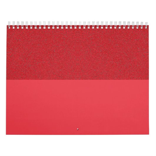 Tone Tomato Red Custom Wall Calendar Kalender (Titelbild)