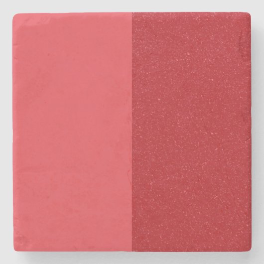 Tone Tomato Red Marble Untersetzer - Anpassbar (Vorderseite)