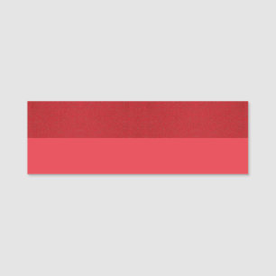 Tone Tomato Red Name Tag - Anpassbar Namensschild