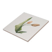 Tone Tulips Cream Accent Keramik Tile Fliese (Seite)